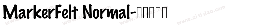 MarkerFelt Normal字体转换